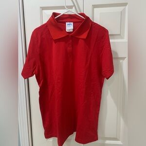 High Performance Identity HPI red polo XL
